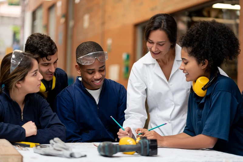 An international team collaborating on a technical project